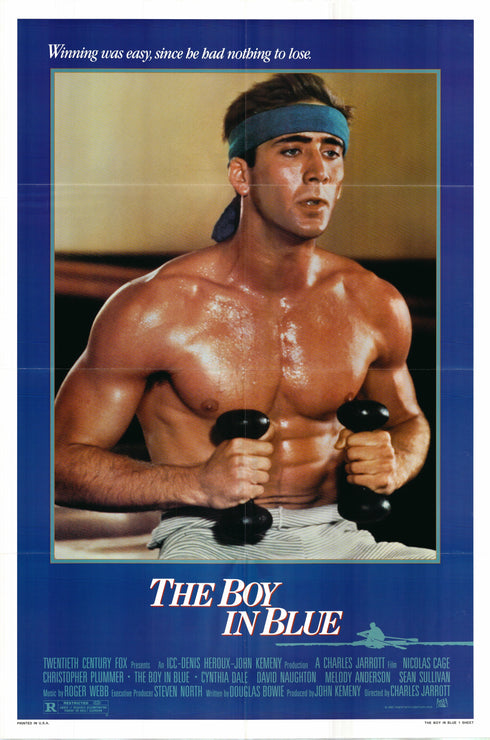 the boy in blue 1985 one sheet poster folded